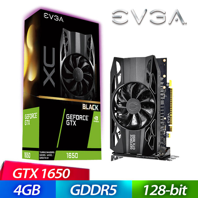 EVGA GTX 1650 XC Black GAMING 4G