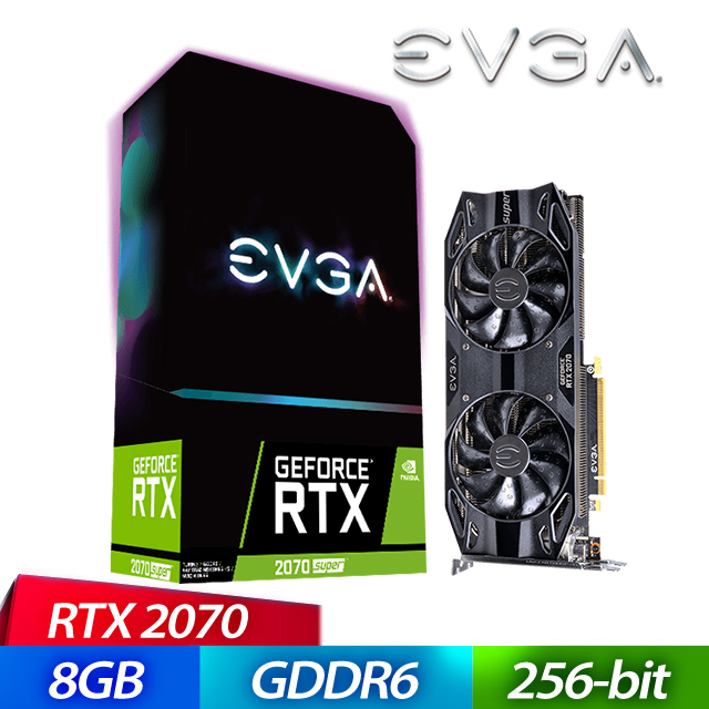 EVGA RTX2070 SUPER Black GAMING 8G