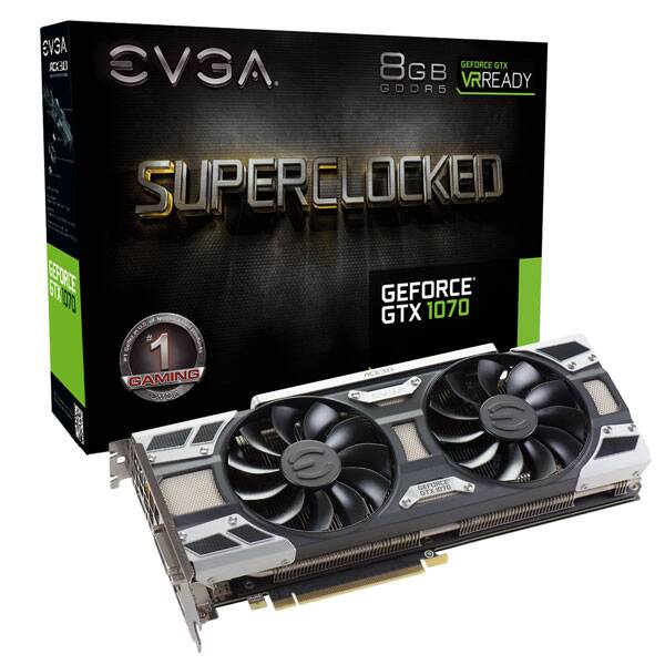 EVGA GTX1070 8G SC BP GAMING ACX3.0