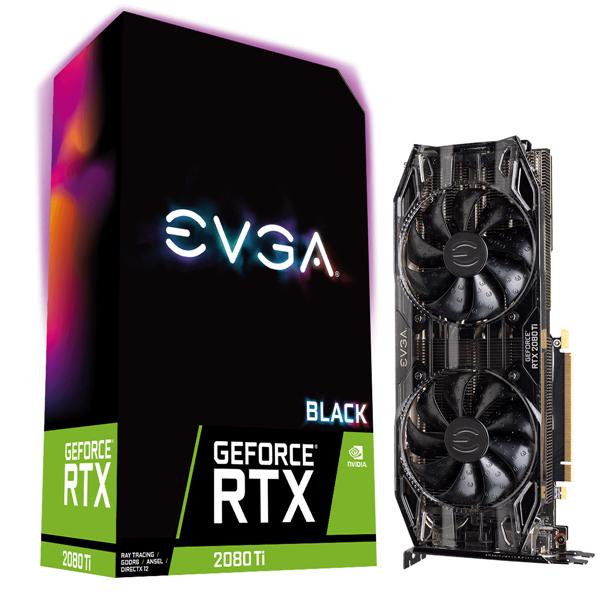 EVGA RTX2080Ti Black Edition GAMING 11G