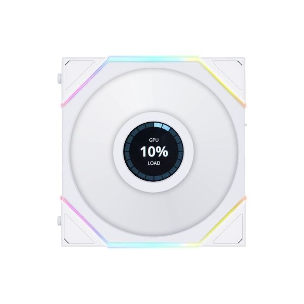 聯力 UNI FAN TL LCD 120 反向扇(白)(單顆裝)