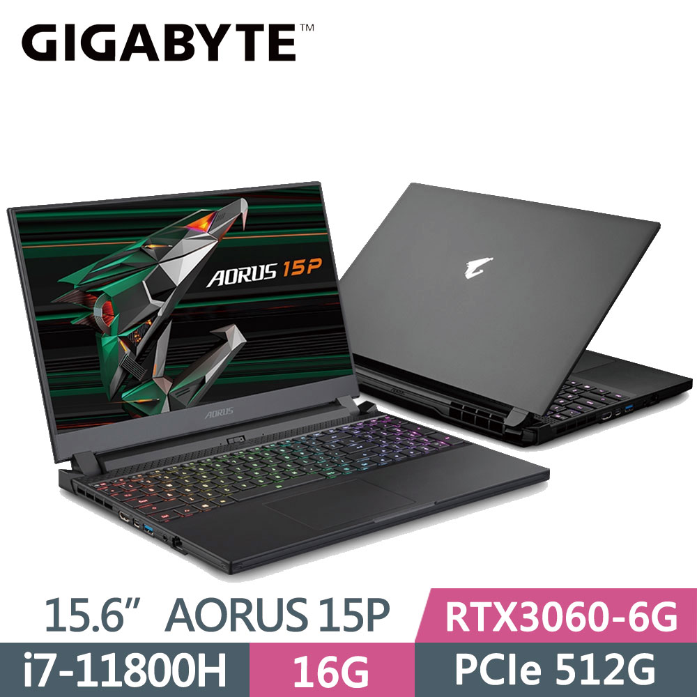 技嘉 AORUS 15P KD-72TW223GO(黑)