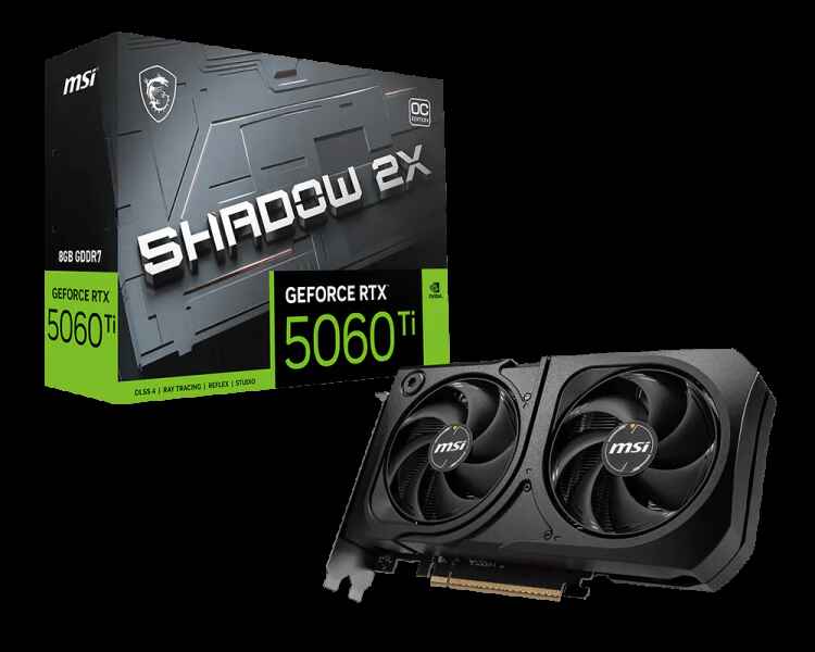 微星 RTX5060Ti 8G SHADOW 2X OC PLUS