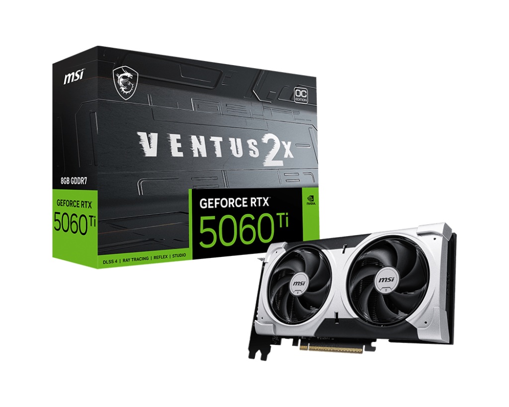 微星 RTX5060 Ti 8G VENTUS 2X OC PLUS