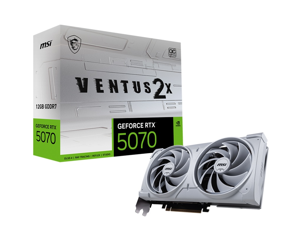 微星 RTX5070 12G VENTUS 2X OC WHITE