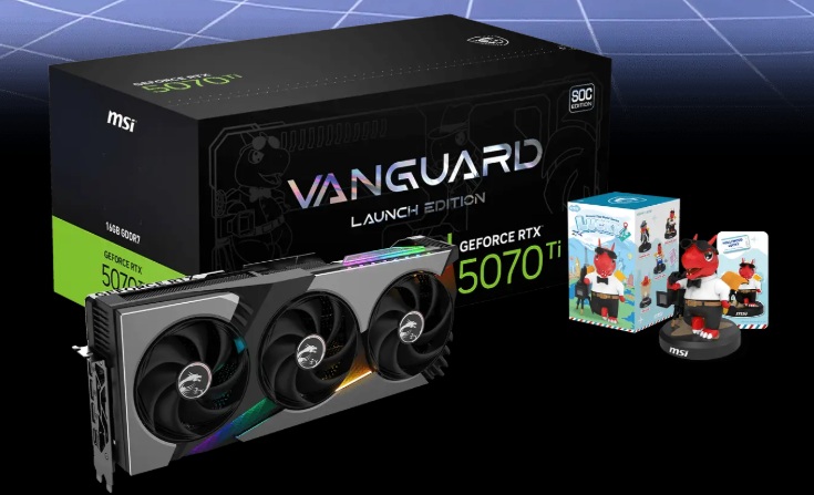 微星 RTX5070Ti 16G VANGUARD SOC LAUNCH EDI