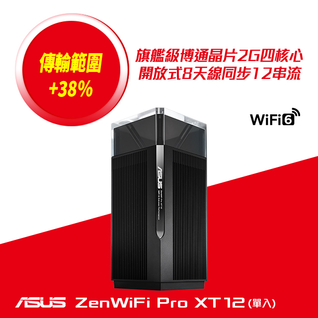 華碩 ZENWIFI Pro XT12 AX11000 AX Mesh/一入