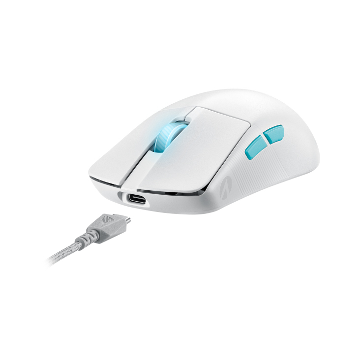 華碩 ROG Harpe Ace Aim Lab 三模電競滑鼠（白）