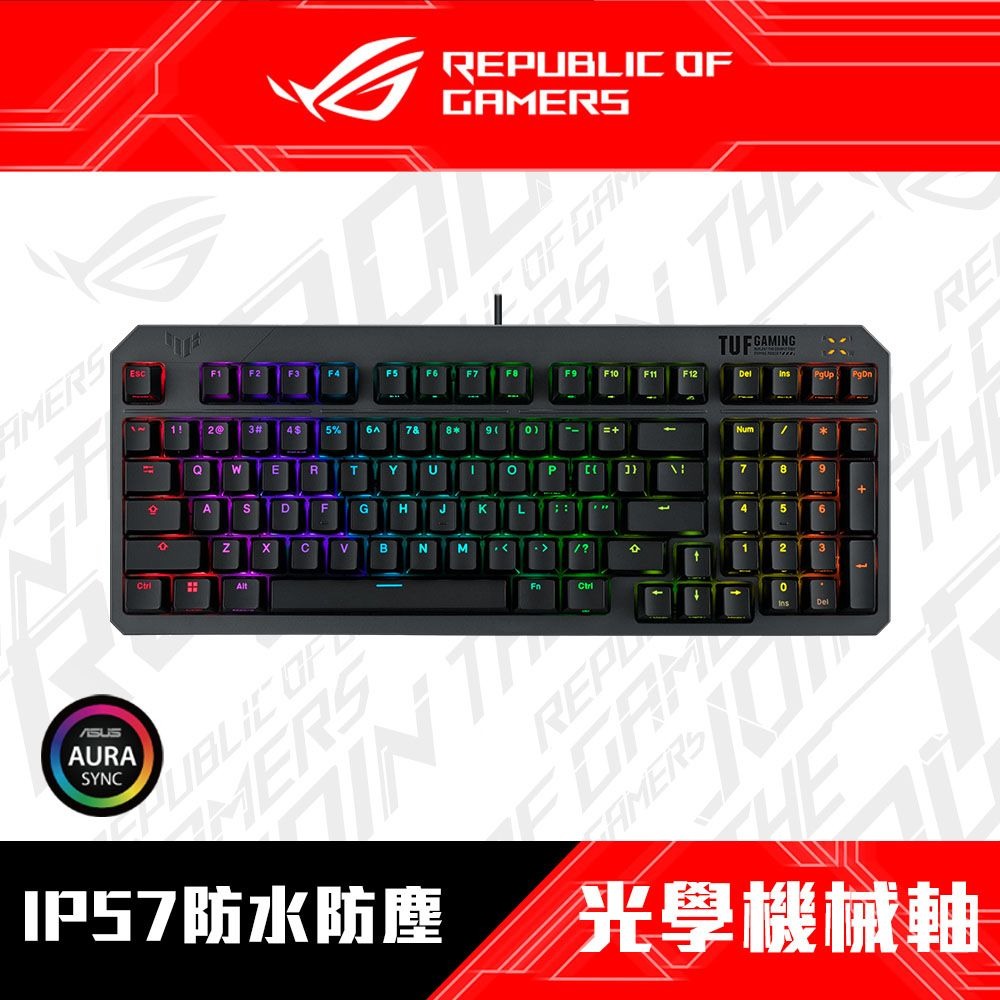華碩 Tuf Gaming K3 Gen II 機械式鍵盤