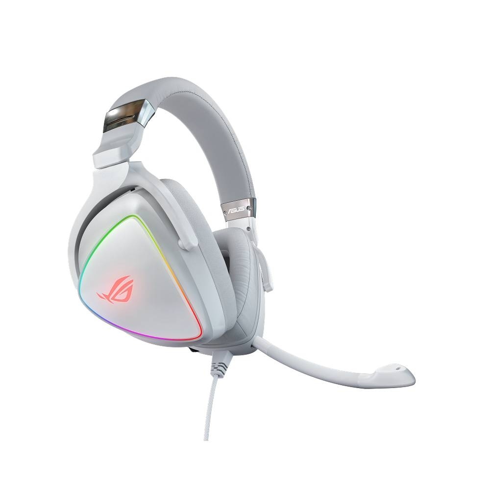 華碩 ROG Delta RGB White 電競耳機(白色)