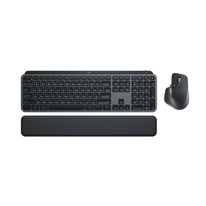 羅技 MX Keys S 無線智能鍵盤滑鼠組（石墨灰）