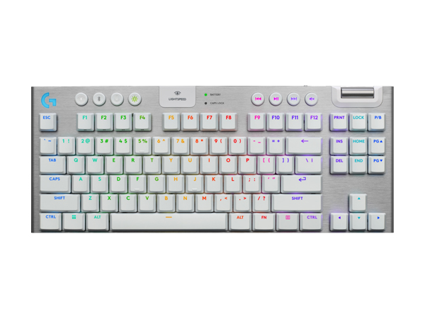 羅技 G915 X Tkl 無線三模機械鍵盤（白）