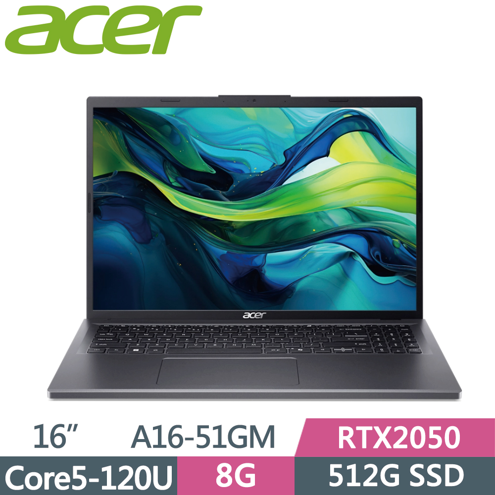 Acer A16-51GM-50J1〈灰〉