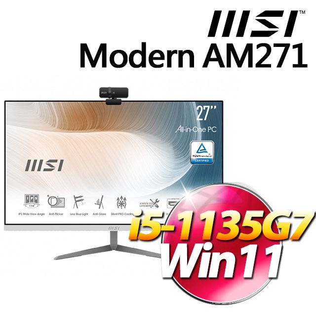 微星 Modern AM271 11M【455TW】