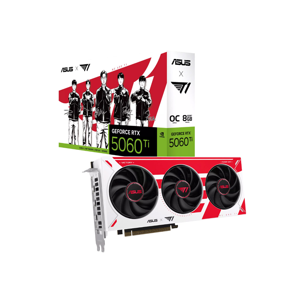 ｛華碩 T1-RTX5060TI-O8G-GAMING｝2662MHz/26.7
