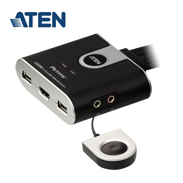 ATEN CS692【2埠-USB】HDMI(1080P).含音效.外接式切換鍵