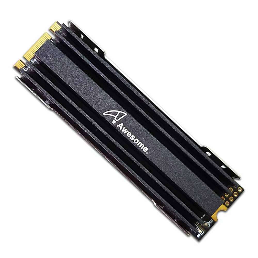 Awesome M.2 SSD 2280專用散熱片/AWD-MCS01B/黑色