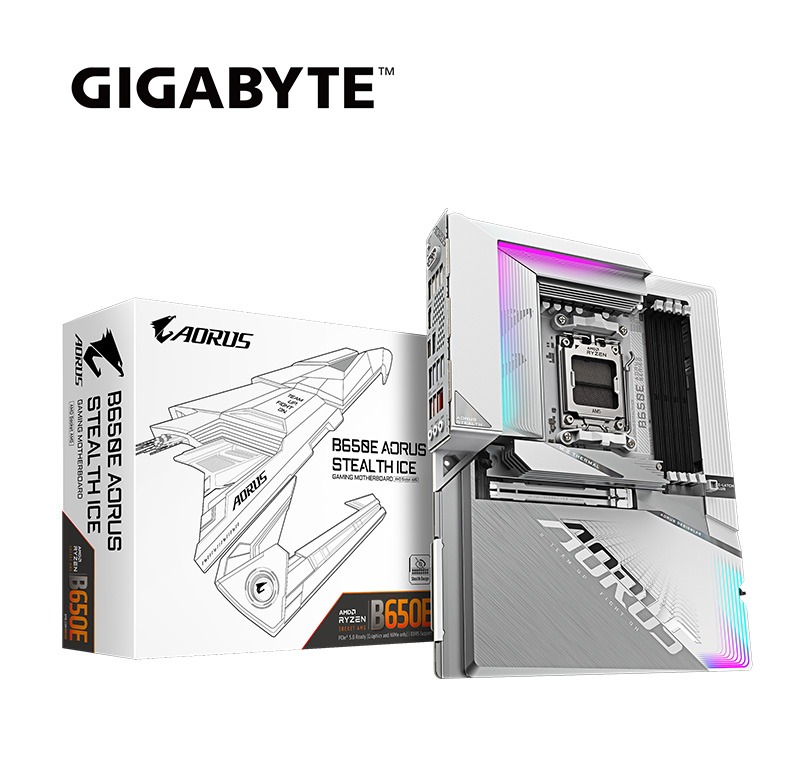 技嘉 B650E AORUS STEALTH ICE(伏冰)