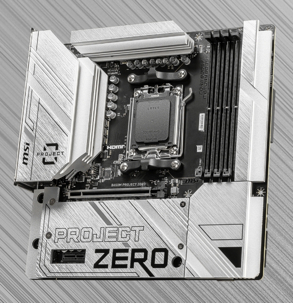 微星 B650M PROJECT ZERO 背插