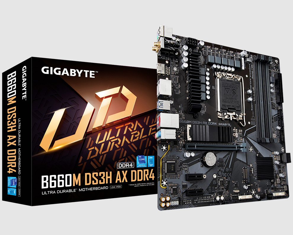 技嘉 B660M DS3H AX DDR4