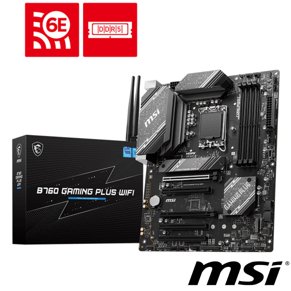 微星 B760 GAMING PLUS WIFI