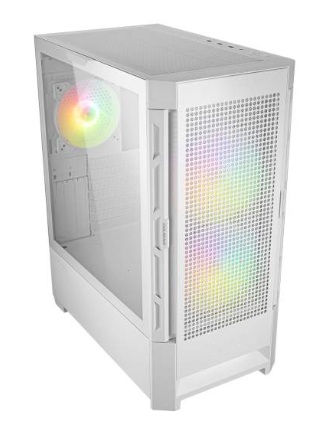 COUGAR Duoface RGB 白 卡33/U高19/雙面板/Logo燈效