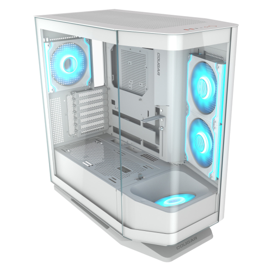 美洲獅Cougar FV270 RGB 白 全景機殼