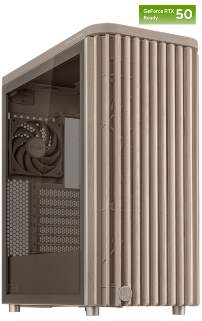 華碩 ProArt PA401 Wood 燕麥色 透側版(TG) 顯卡長31.5