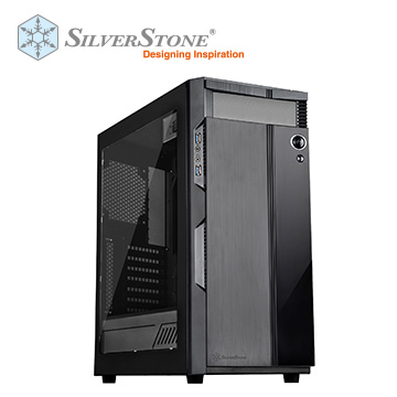 銀欣 PS14 黑 透側版 顯卡長40/CPU高16/壓克力透側/ATX