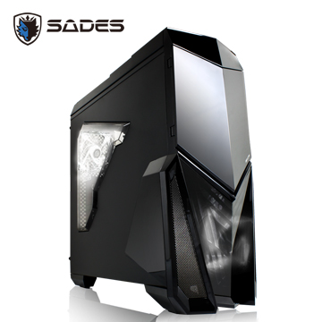 SADES賽德斯 巴列斯Beleth (2大4小)旗艦電腦機殼 (黑色)