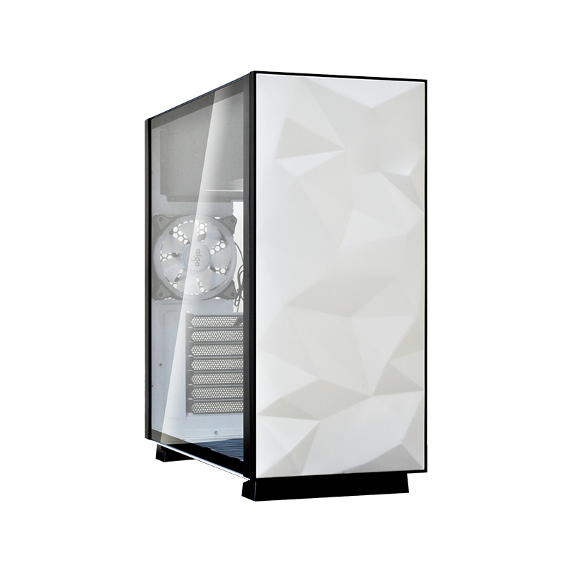 月光寶盒-稜 WHITE RGB 炫彩電競機殼