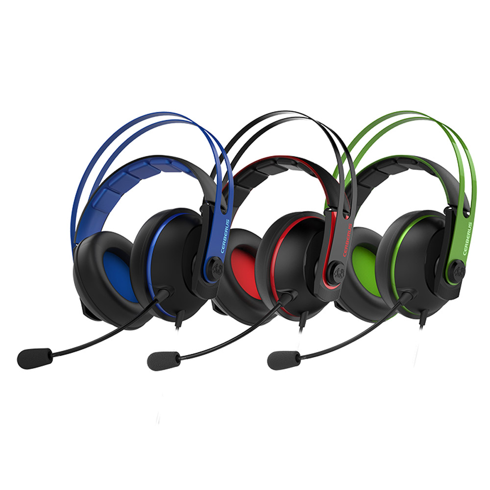 華碩 Cerberus V2 電競耳機(藍色)