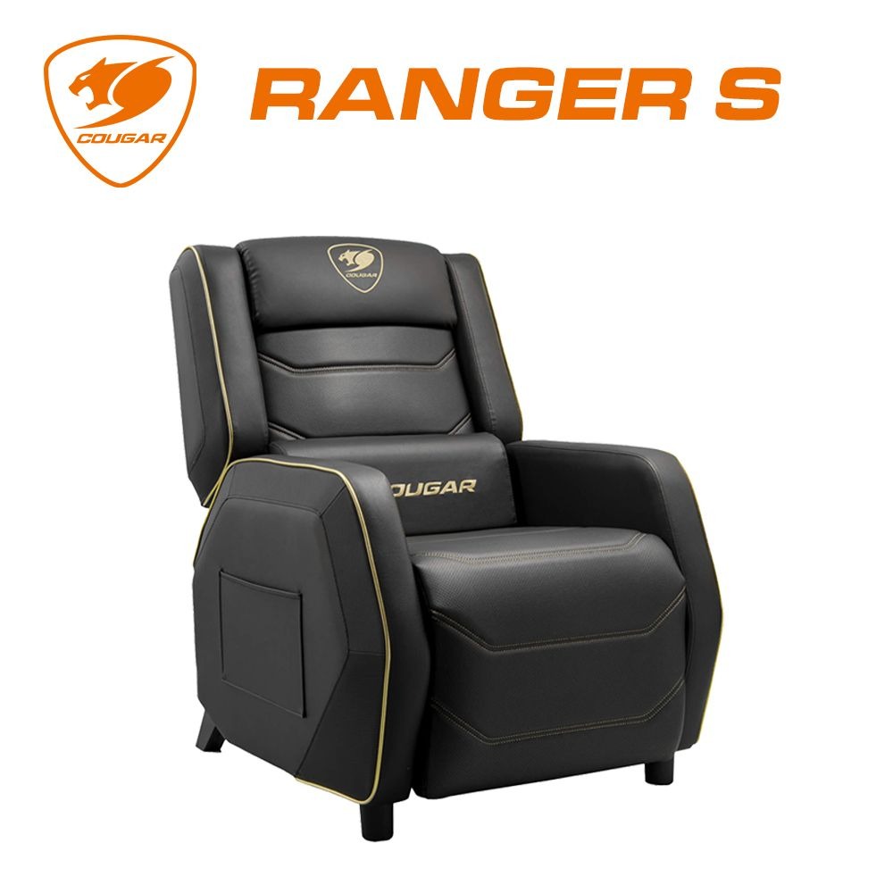 【COUGAR 美洲獅】Ranger S Royal（黑金線）電競沙發