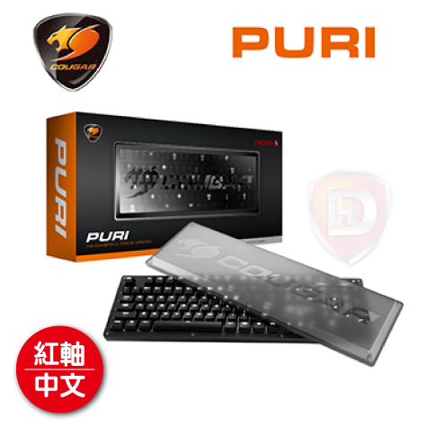 PURI 白光專業機械式電競鍵盤【紅軸】