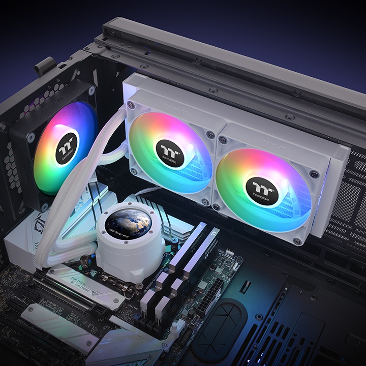 曜越 TH240 V2 Ultra ARGB 白