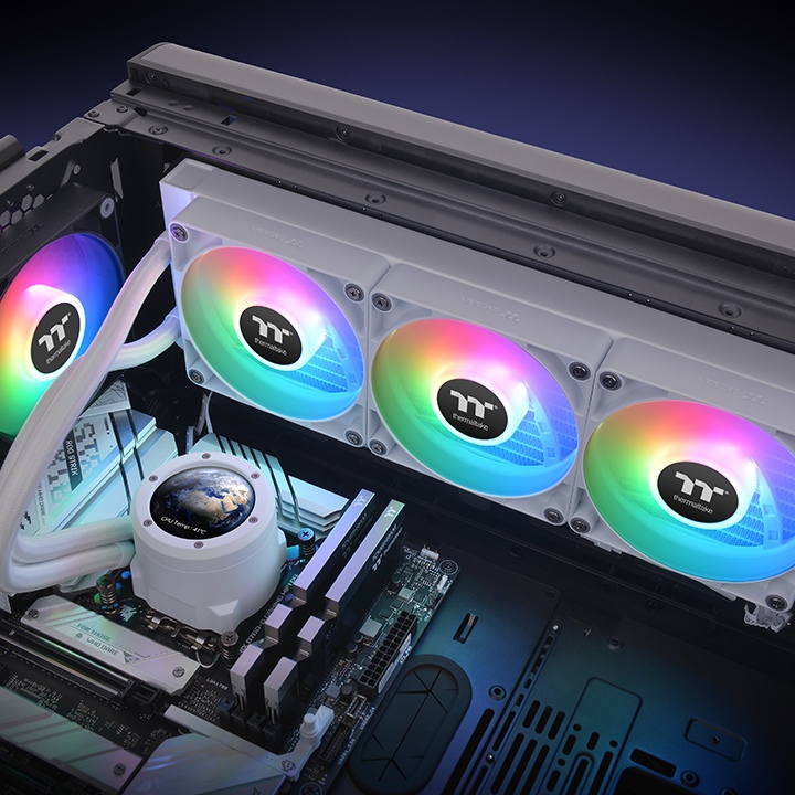 曜越 TH360 V2 Ultra ARGB 白