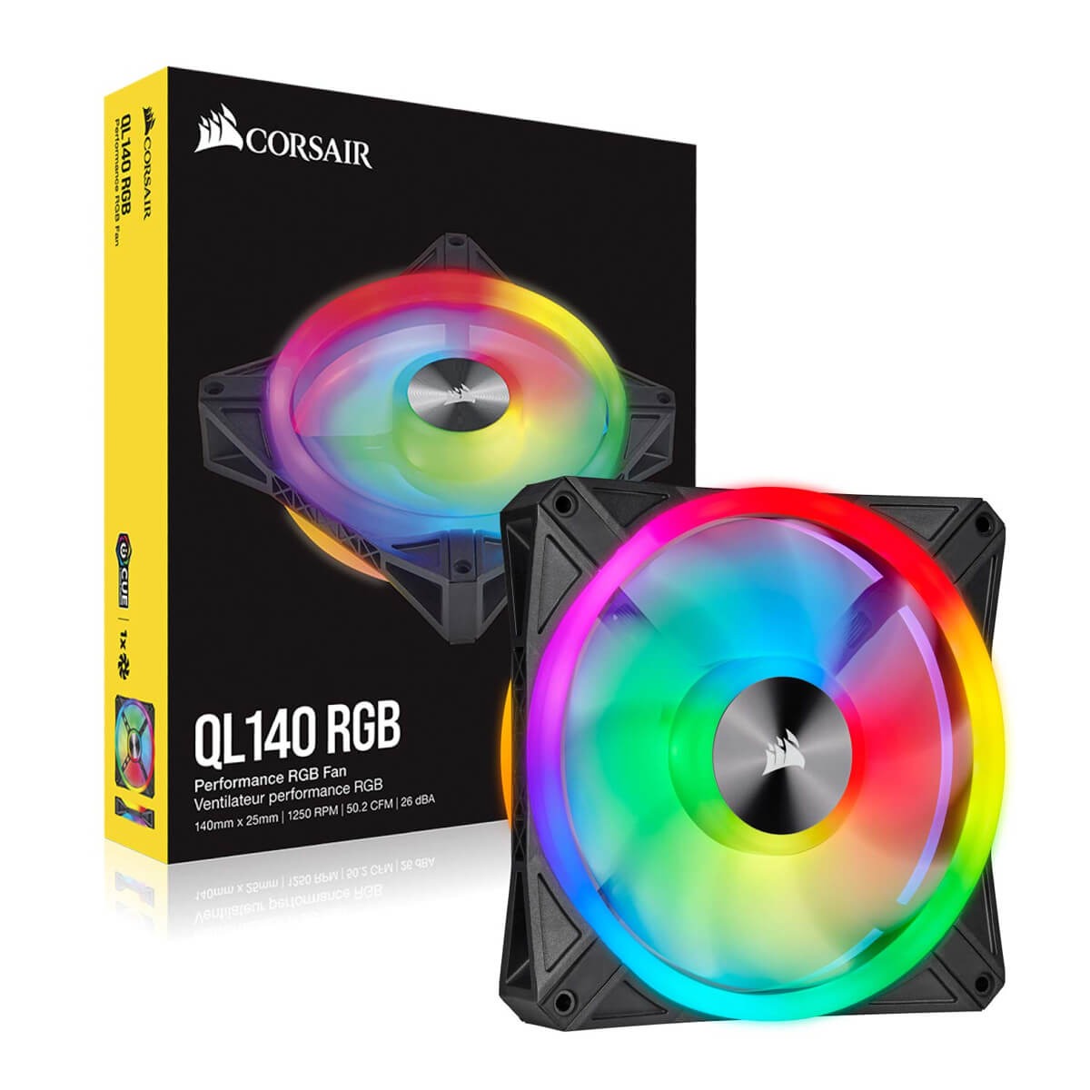 海盜船 iCUE QL140 RGB PWM/單顆裝/不含控制器