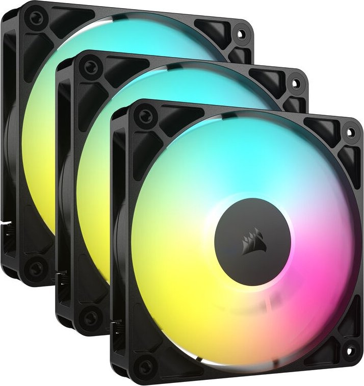 海盜船RS120 ARGB 黑 三顆裝