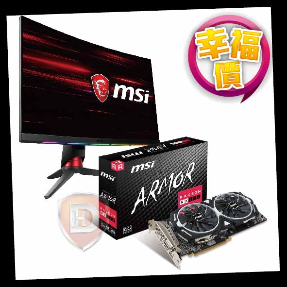 RX580 ARMOR 8G OC-MSI OPTIX MPG27C