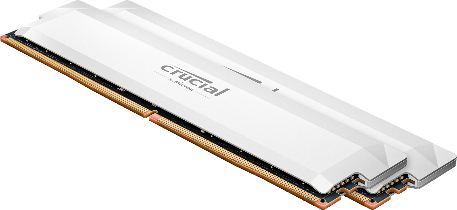 美光 Micron Crucial PRO 超頻 32GB*2 白