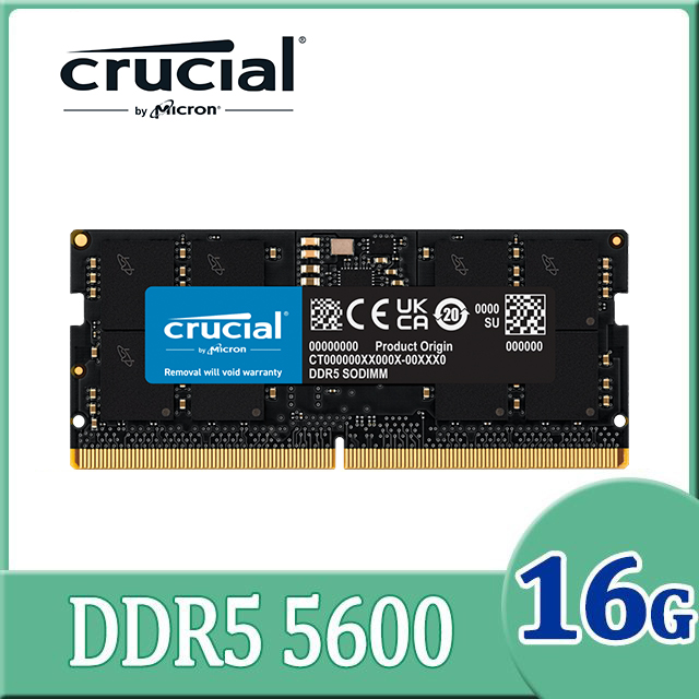 美光Micron Crucial NB 16GB DDR5 5600