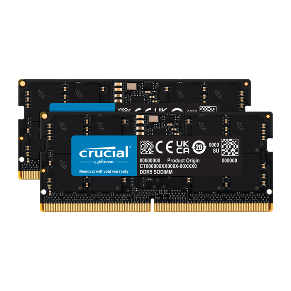 美光Micron Crucial NB 96G(48G*2) DDR5 5600