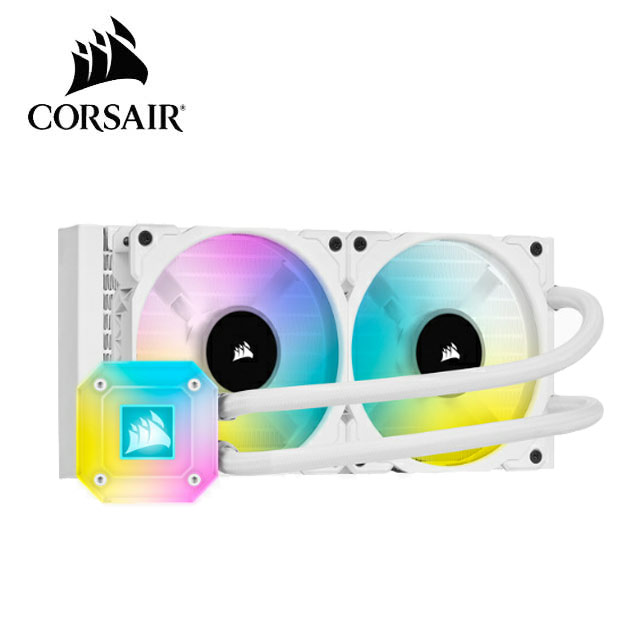 海盜船 iCUE H100i ELITE CAPELLIX 240 白色