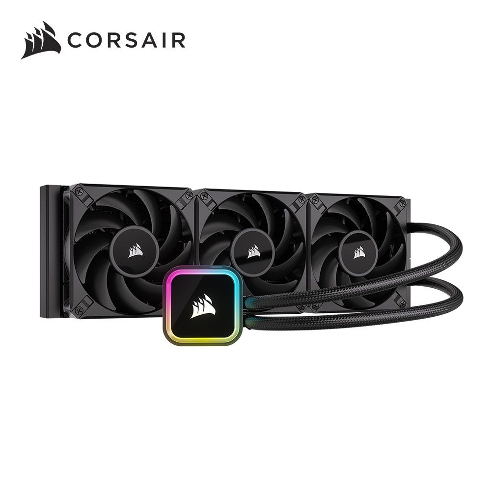 海盜船 iCUE H150i RGB ELITE 360 黑色