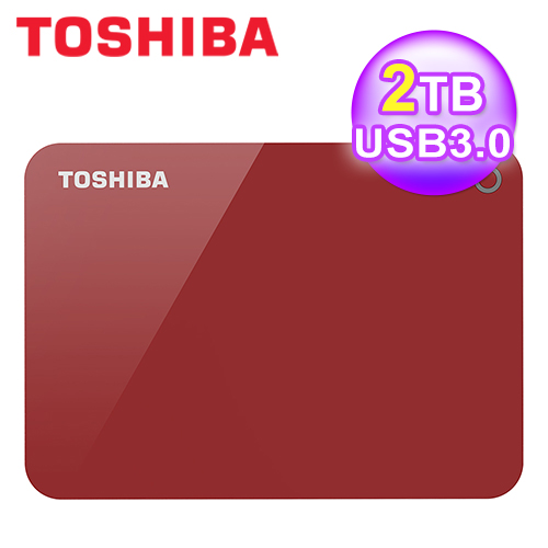 Toshiba 2TB(紅) Canvio Advance V9