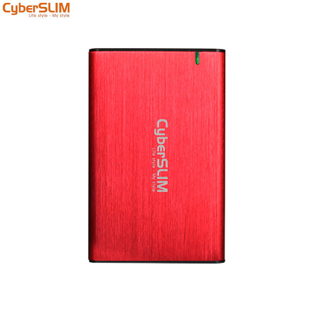CyberSLIM【2.5吋/USB3.1Gen2】B25U31 (紅)