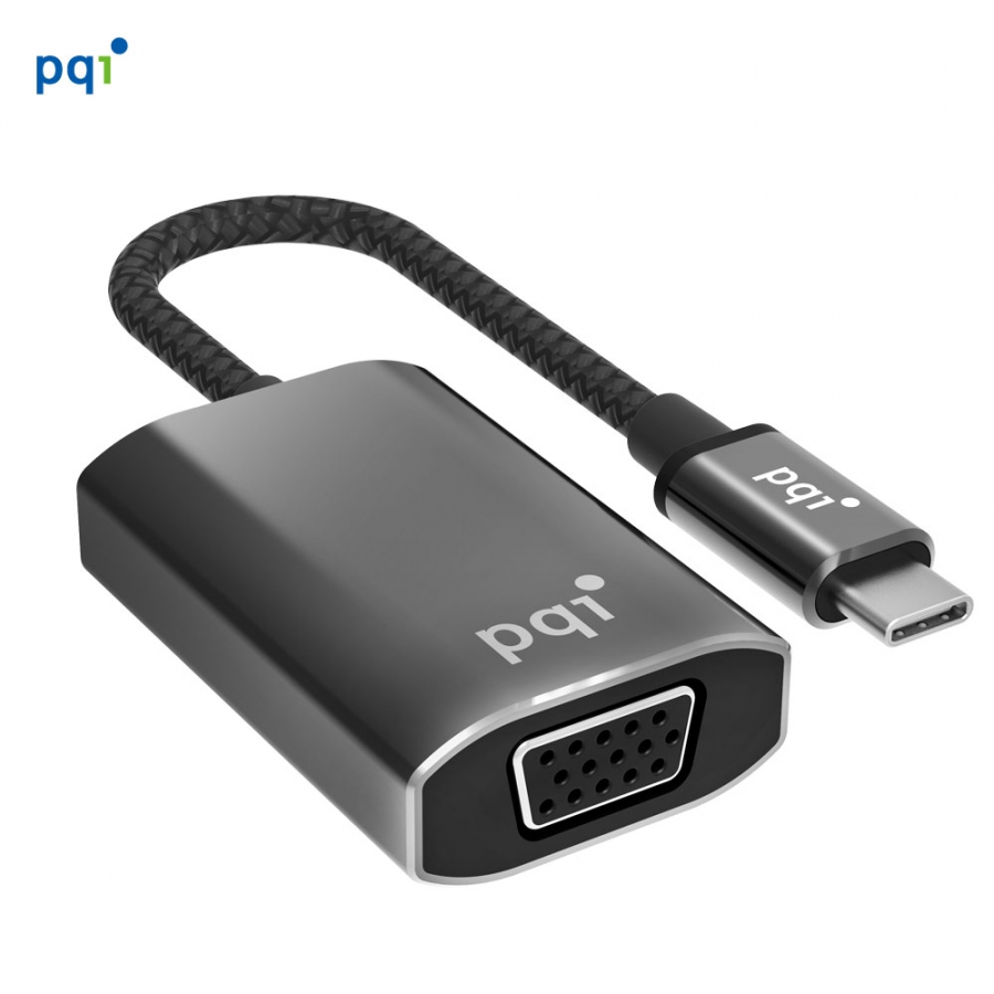 PQI Type- C to VGA 迷你轉接埠