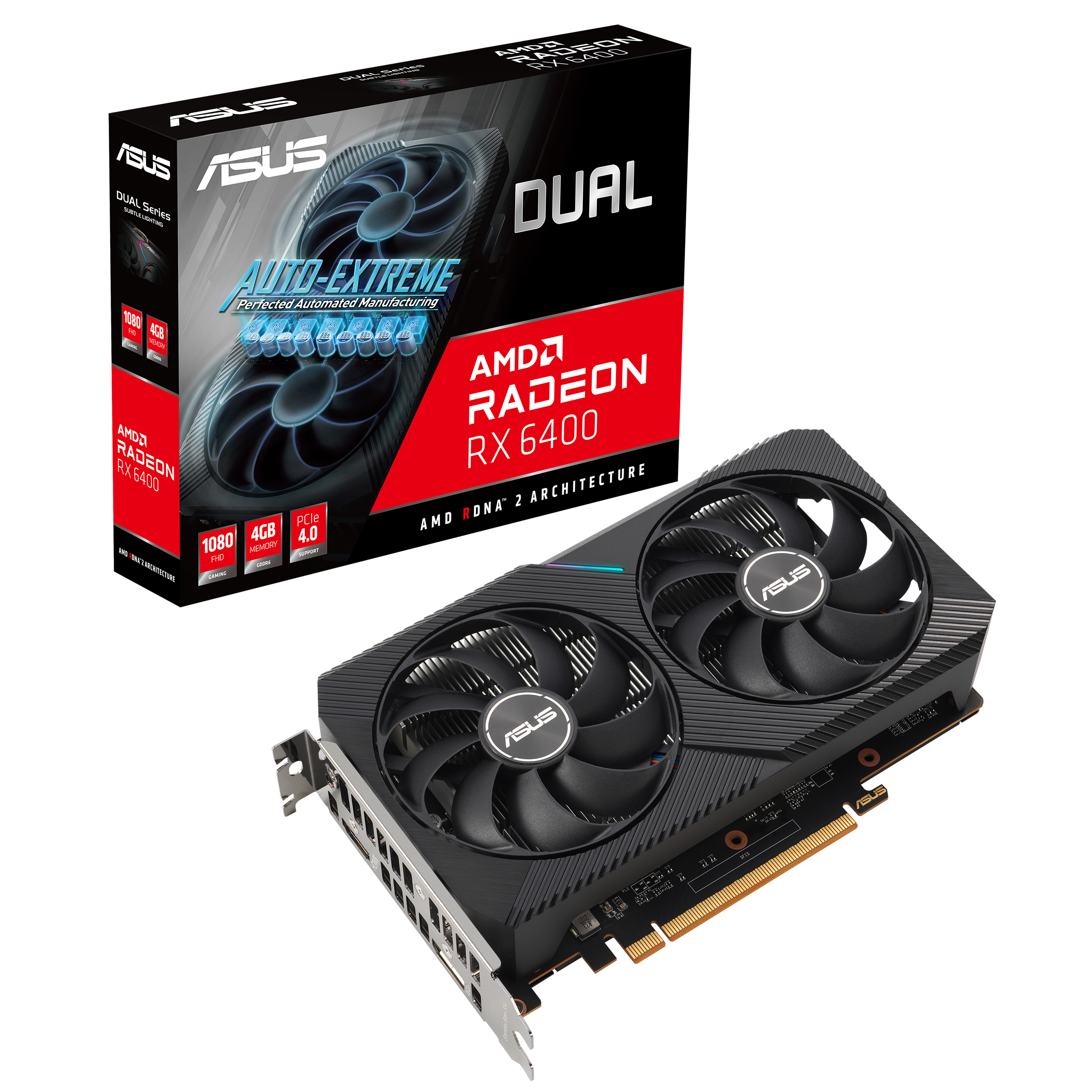 華碩 DUAL-RX6400-4G