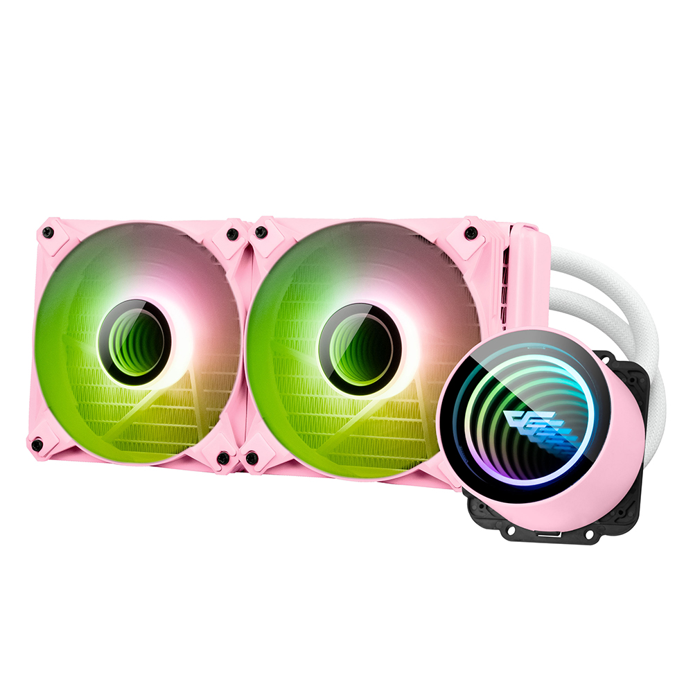 darkFlash Twister DX-240 Ver2.6 粉 冰風俠水冷