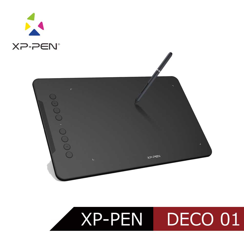 XP-PEN Deco 01 V2超薄繪圖板/10X6.25吋/8192階感壓